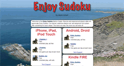 Desktop Screenshot of enjoysudoku.com