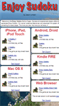 Mobile Screenshot of enjoysudoku.com